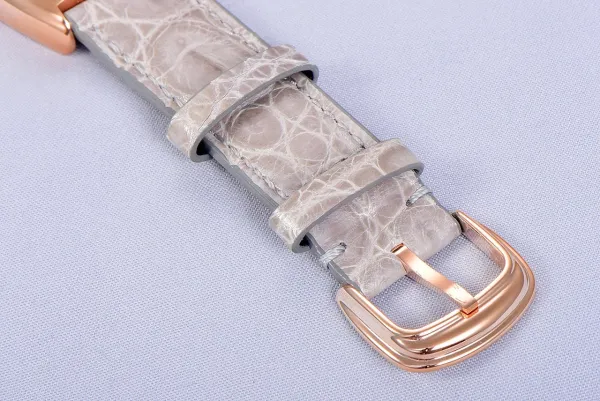 Franck Muller Curvex Diamond-Set Rose Gold with Turquoise Alligator Strap Watch Watches - 25