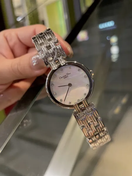 Dior La D de Dior Black Dial Gold-Tone Watch Watches - 16