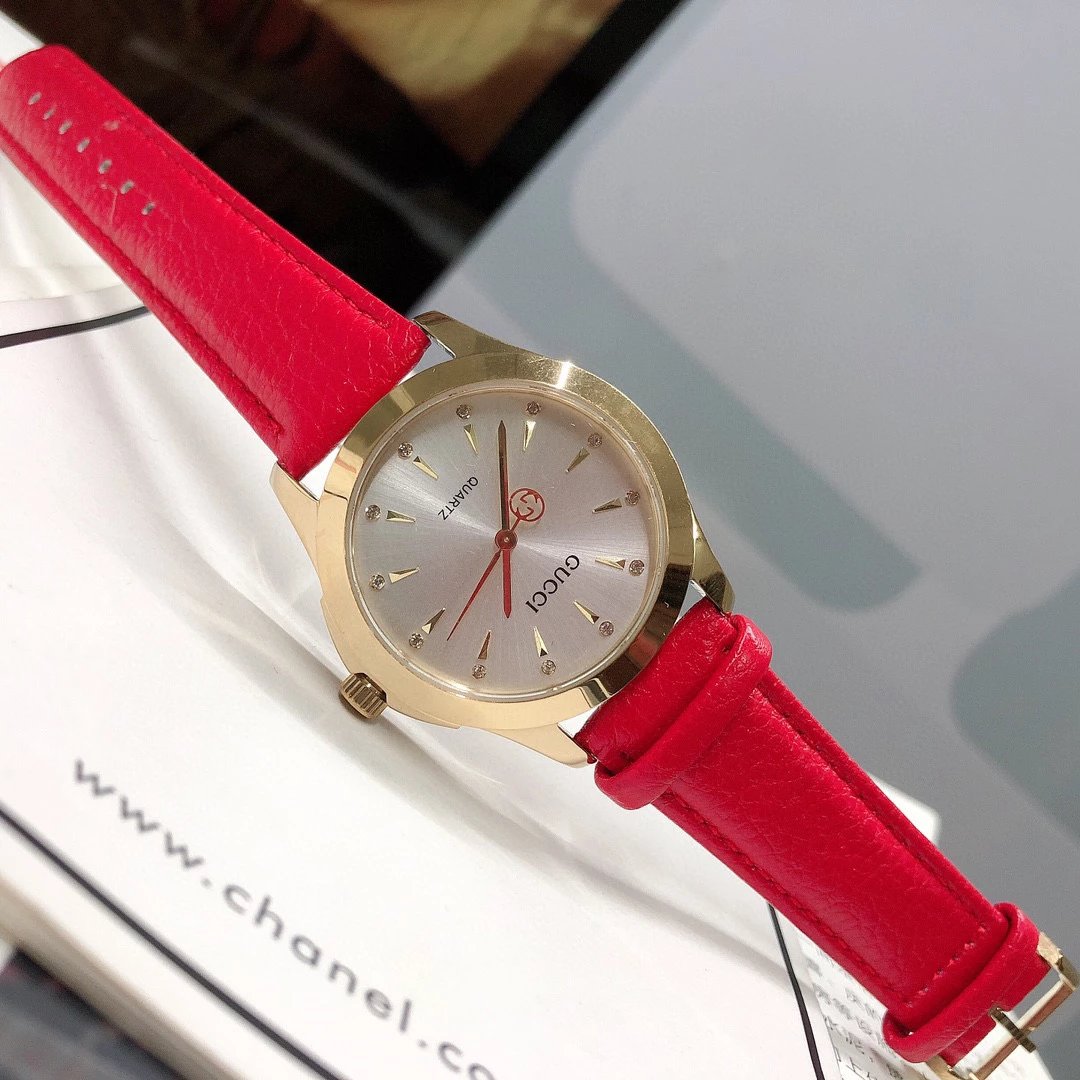 Gucci G-Timeless Mini Green Leather Quartz Watch - 52