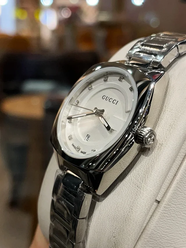 Gucci Watches G-logo dial stainless steel bracelet watch product detail image 18