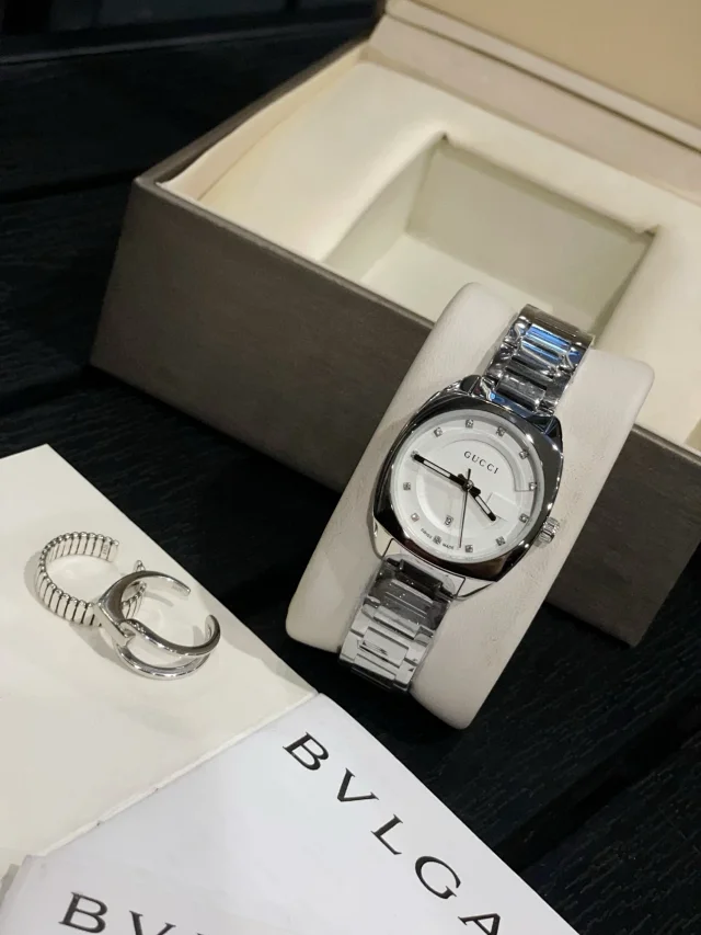 Gucci Watches G-logo dial stainless steel bracelet watch product detail image 21