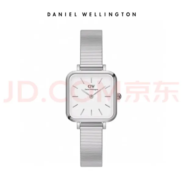 Design Daniel Wellington Square White Silver Watch Watches - 24