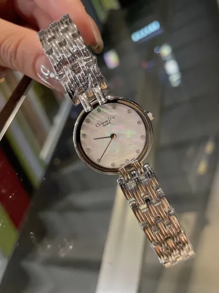 Dior La D de Dior Black Dial Gold-Tone Watch Watches - 18