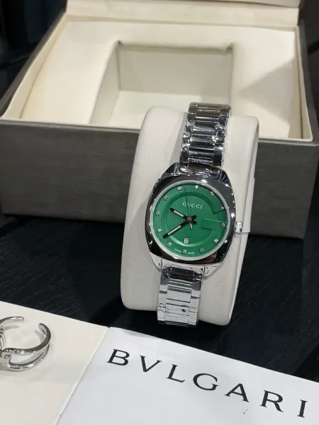 Gucci G-Timeless Mini White Dial Stainless Steel Watch Watches - 63