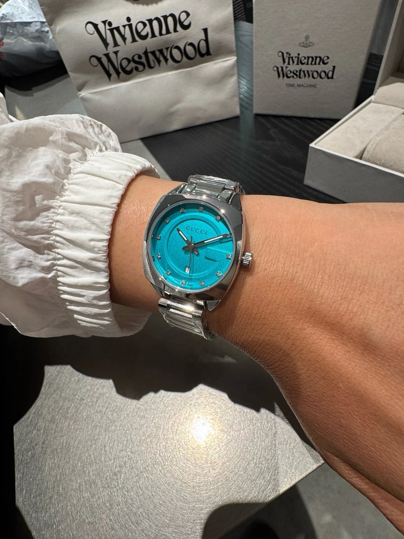 Gucci Watches G-logo dial stainless steel bracelet watch image 10