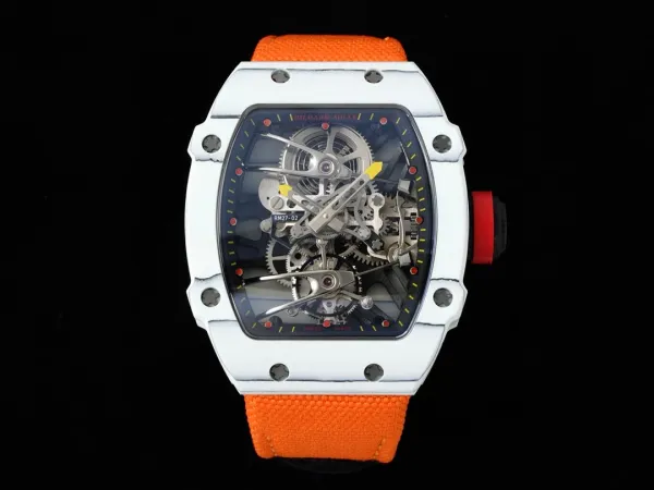 Richard Mille RM 27-02 Orange Strap Mechanical Watch Watches - 49