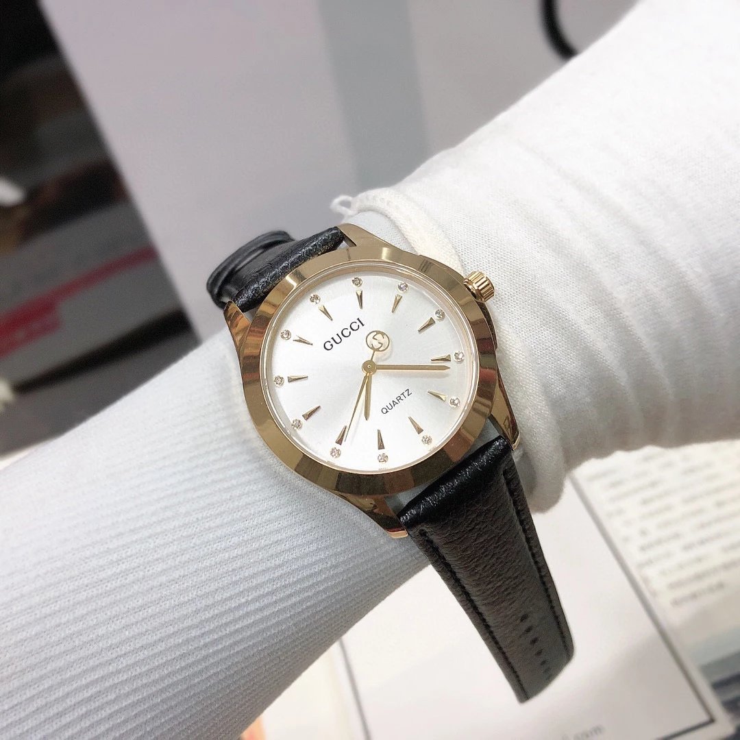 Gucci G-Timeless Mini Green Leather Quartz Watch - 49