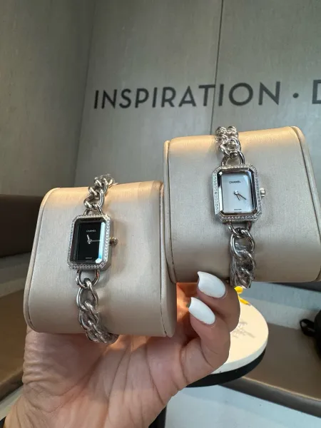 Chanel Première Rock Black Dial Rose Gold Diamond-Set Watch Watches - 15