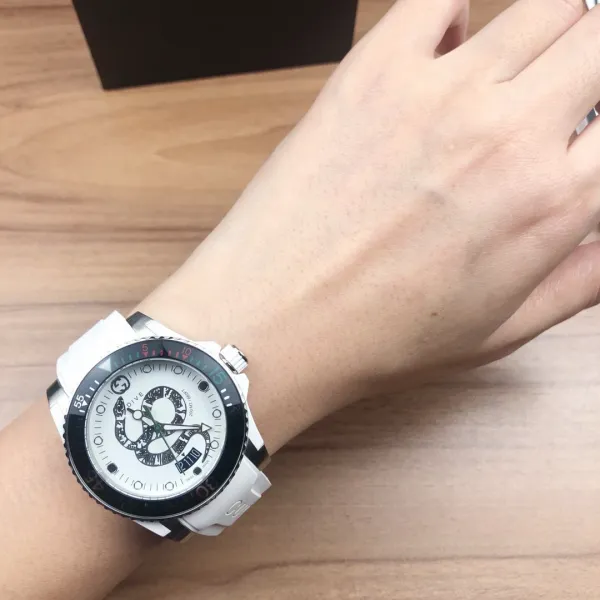 Gucci Dive Snake White Gold Watch Watches - 61