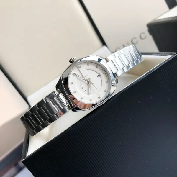 Gucci G-Timeless Mini White Dial Stainless Steel Watch Watches - 31