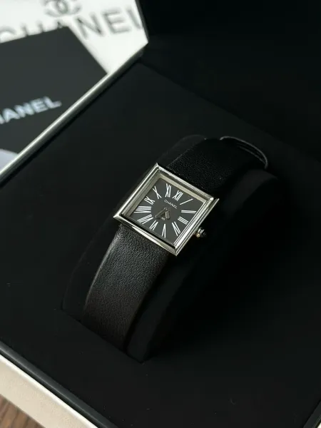 Chanel Premiere Black Dial Silver-Tone Watch Watches - 65