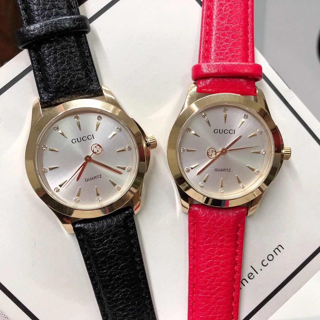 Gucci G-Timeless Mini Green Leather Quartz Watch - 60