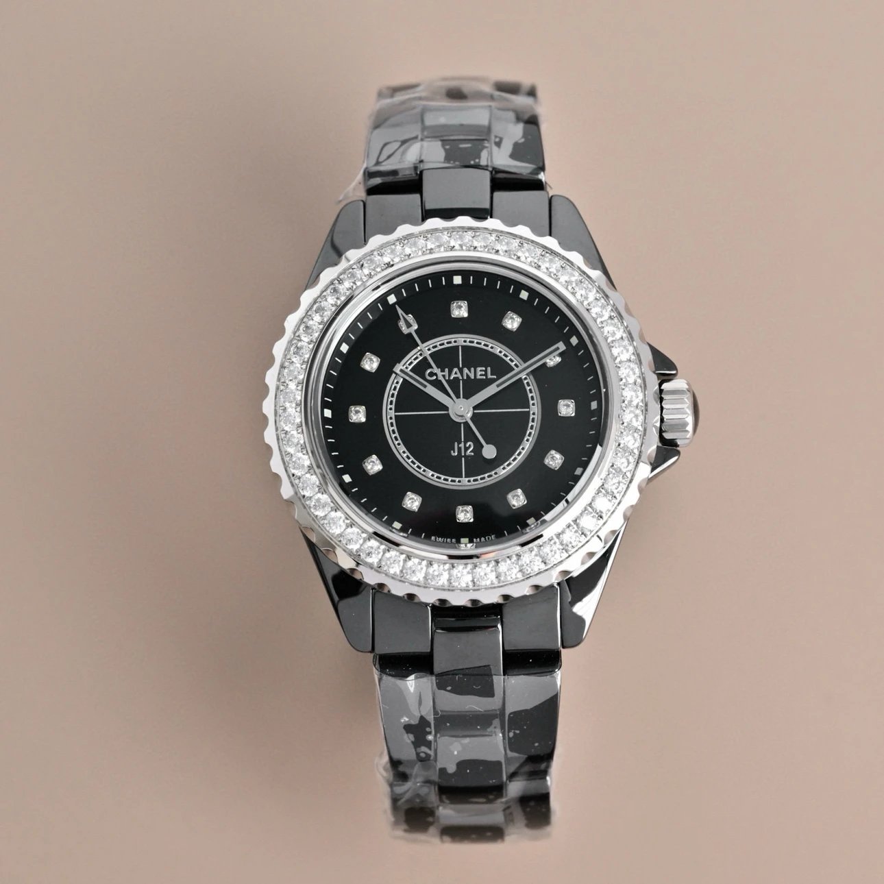 Chanel Watches J12 ceramic bracelet watch with crystal-set bezel image 8