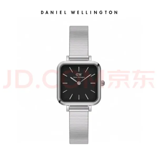 Design Daniel Wellington Square White Silver Watch Watches - 35