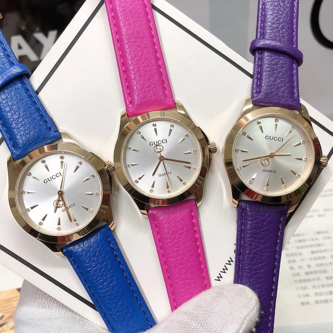 Gucci G-Timeless Mini Green Leather Quartz Watch - 61