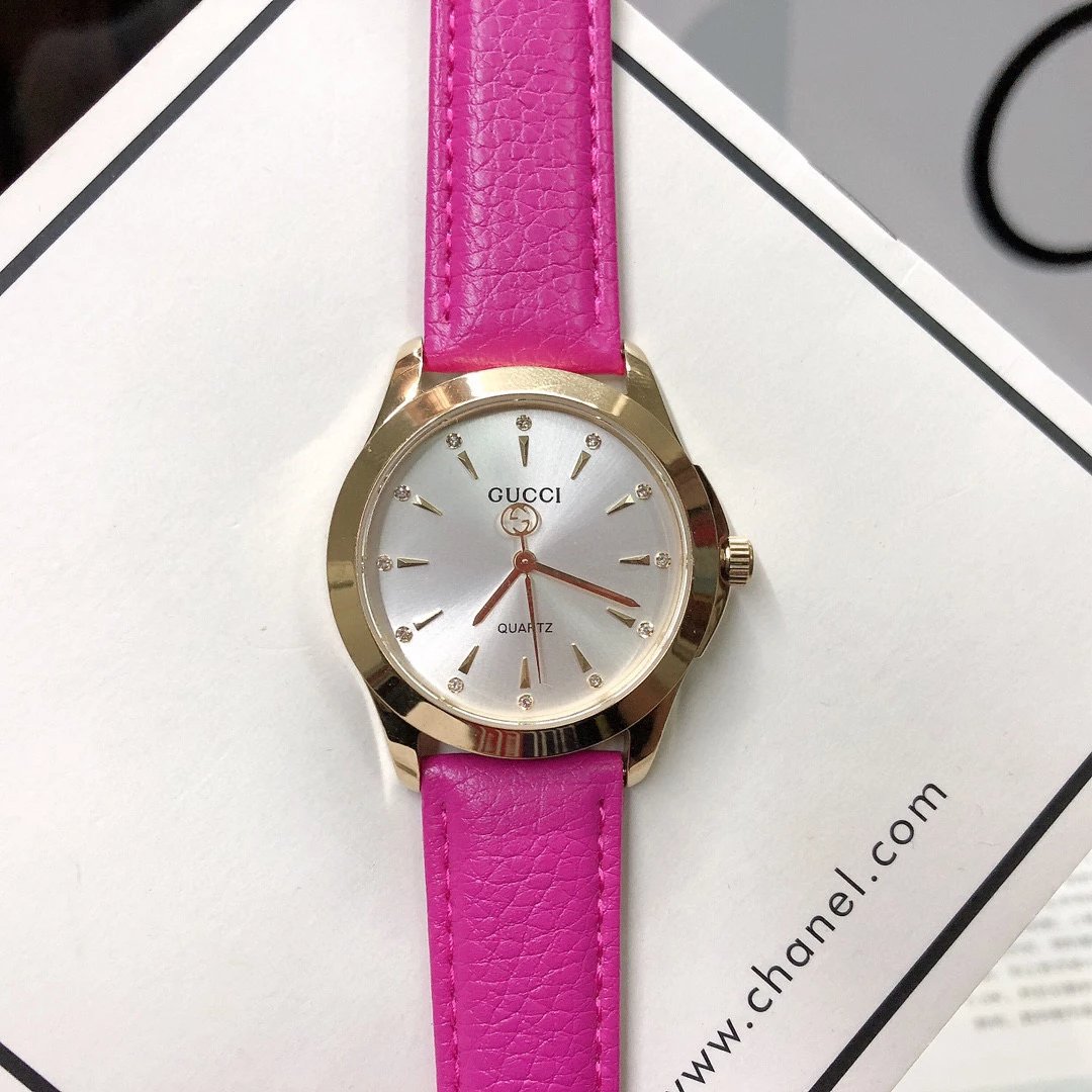 Gucci G-Timeless Mini Green Leather Quartz Watch - 58