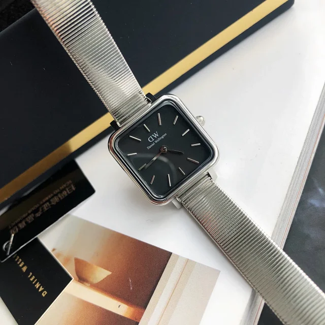 Daniel Wellington Watches Square-case mesh bracelet watch product detail image 38