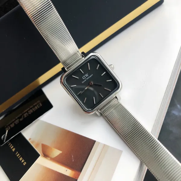 Design Daniel Wellington Square White Silver Watch Watches - 39