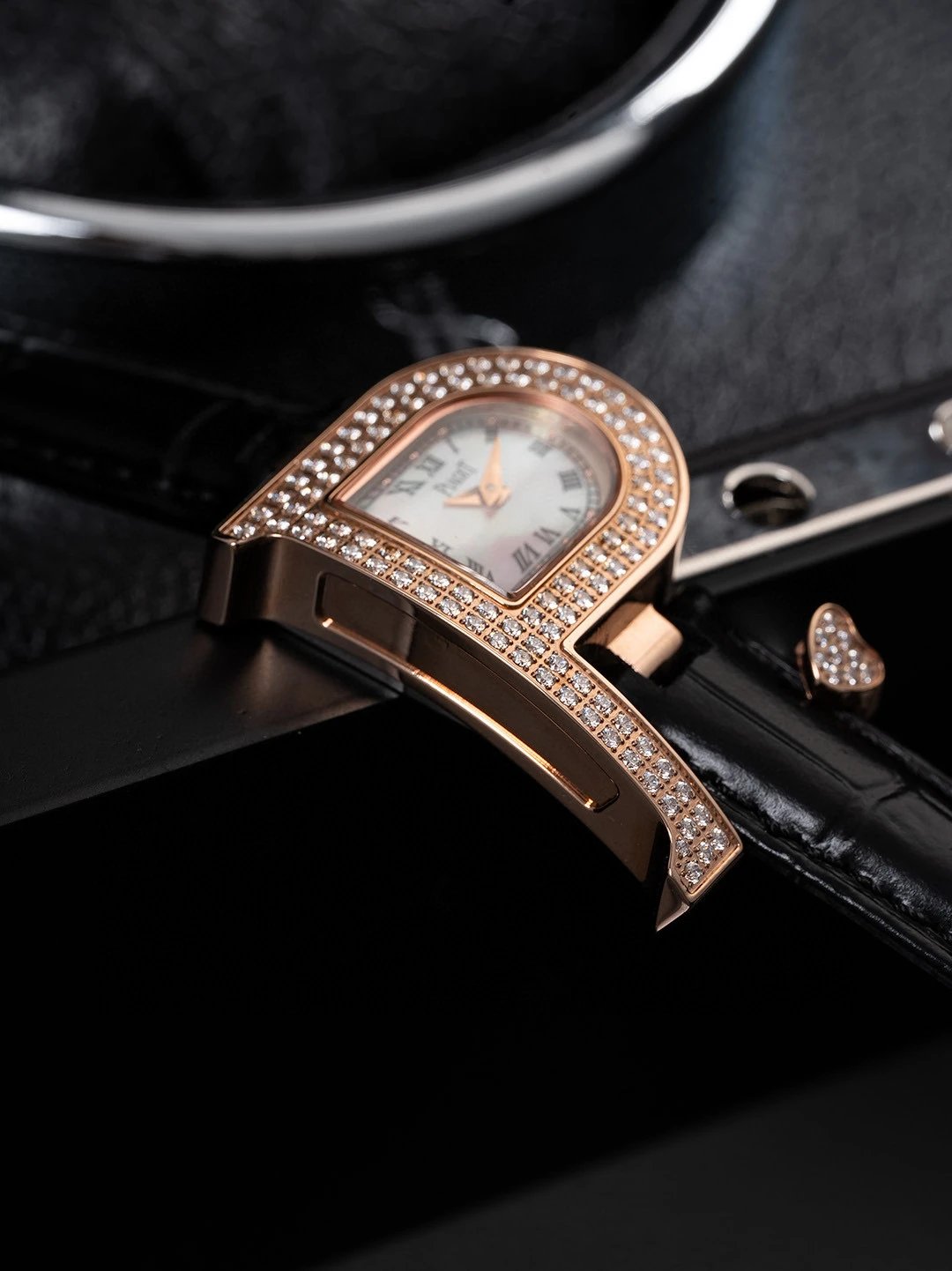Design Piaget Limelight Gala Black Leather Watch Watches - 9