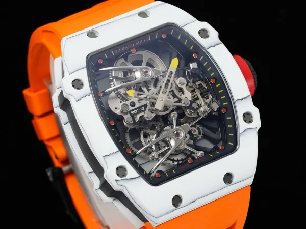 Richard Mille RM 27-02 Orange Strap Mechanical Watch Watches - 14