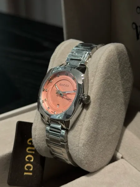 Gucci G-Timeless Mini White Dial Stainless Steel Watch Watches - 55
