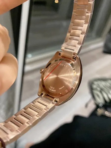 Gucci G-Timeless Small Rose Gold White Dial Quartz Watch Watches - 26