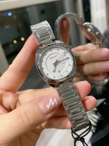 Gucci G-Timeless Small Rose Gold White Dial Quartz Watch Watches - 2