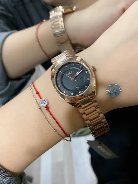 Gucci G-Timeless Small Rose Gold White Dial Quartz Watch Watches - 22