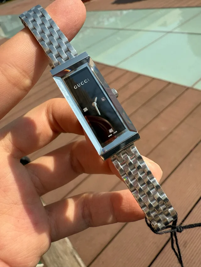 Gucci Watches G-Frame rectangular bracelet watch product detail image 25