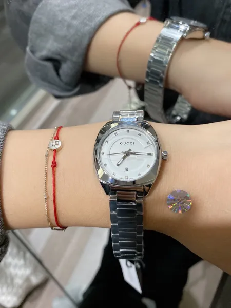 Gucci G-Timeless Small Rose Gold White Dial Quartz Watch Watches - 5
