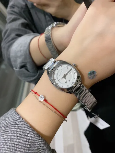 Gucci G-Timeless Small Rose Gold White Dial Quartz Watch Watches - 6