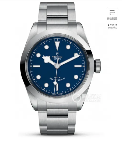 Design Tudor Black Bay 36mm Black Dial Stainless Steel Mechanical Watch Watches - 19