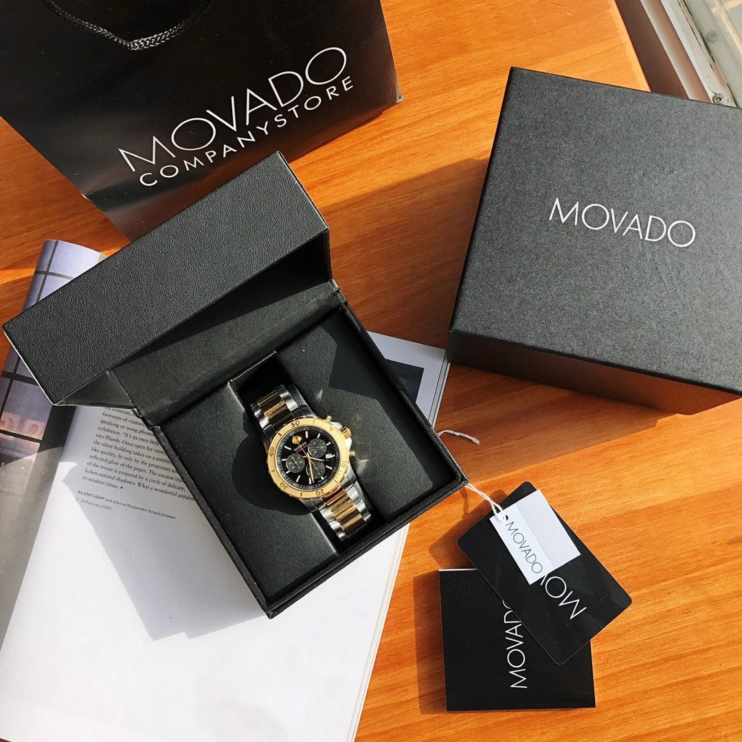 Movado Series 800 Chronograph Silver Stainless Steel Watch Watches - 14
