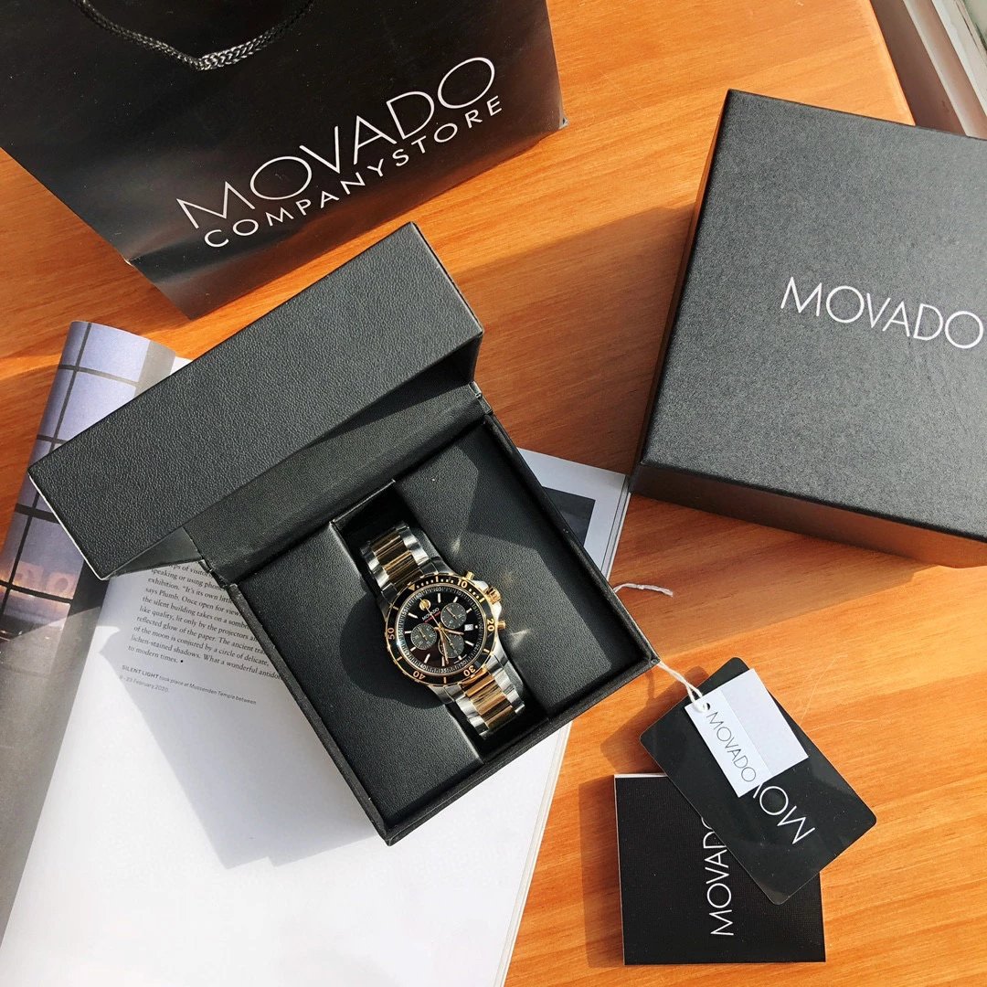 Movado Series 800 Chronograph Silver Stainless Steel Watch Watches - 23