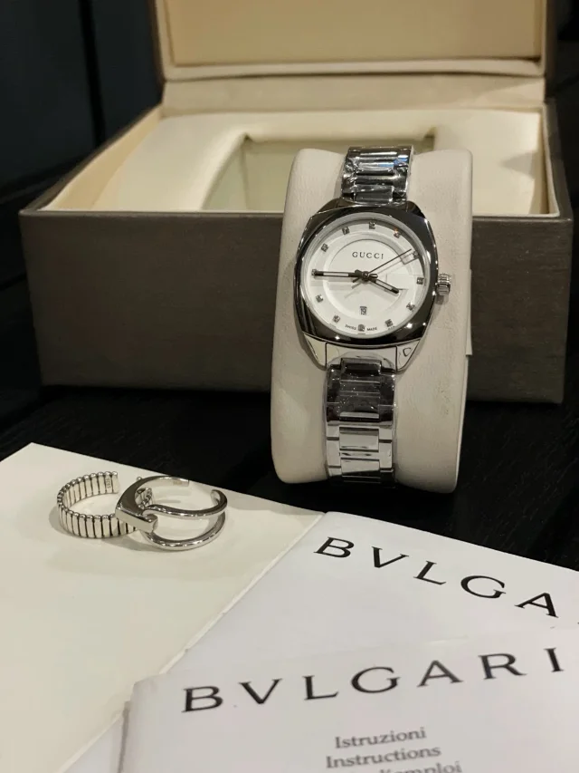 Gucci Watches G-logo dial stainless steel bracelet watch product detail image 20