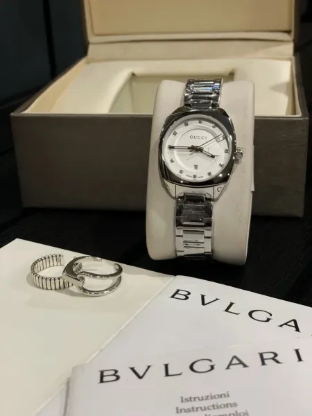 Gucci G-Timeless Mini White Dial Stainless Steel Watch Watches - 21