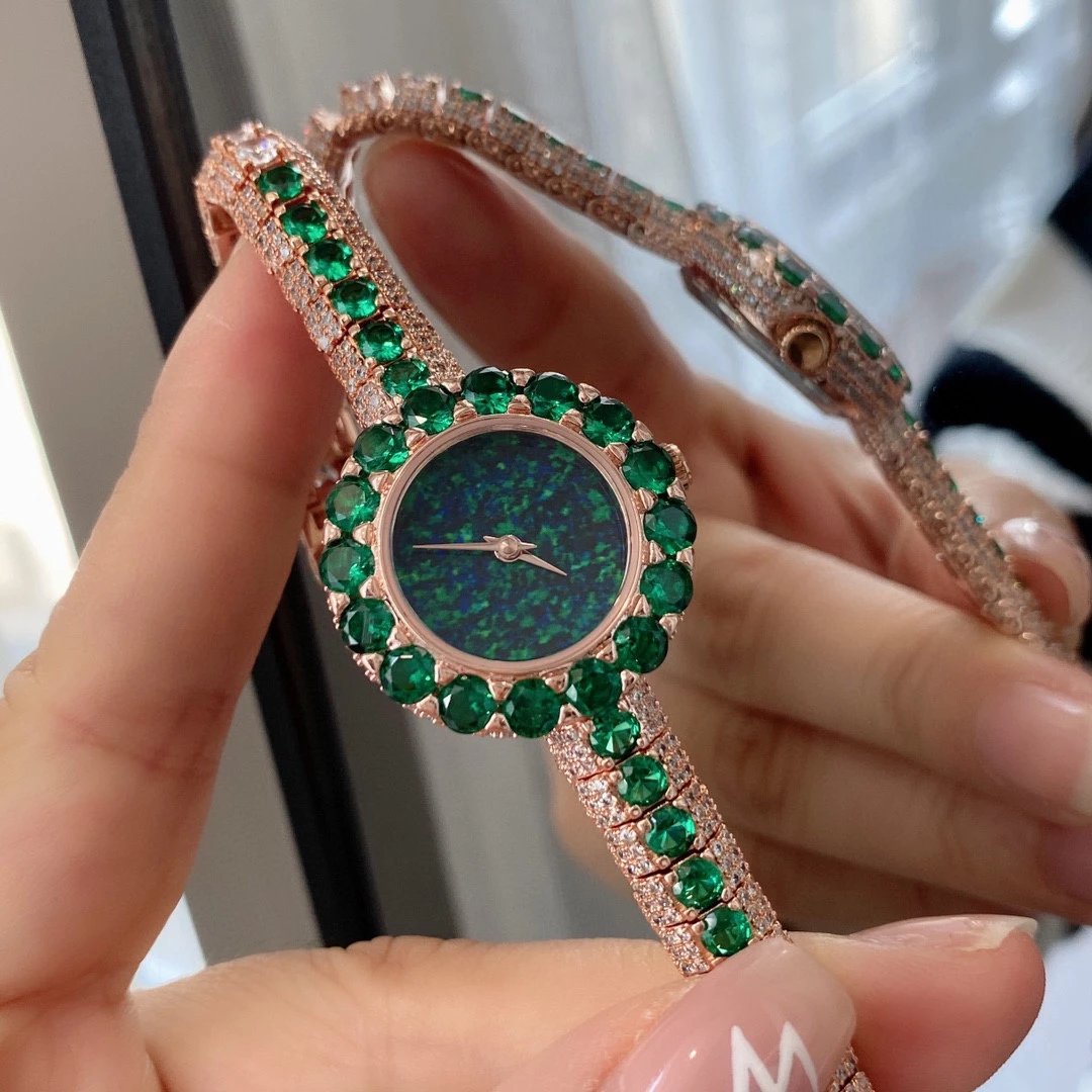 Rose Gold Emerald Wa
