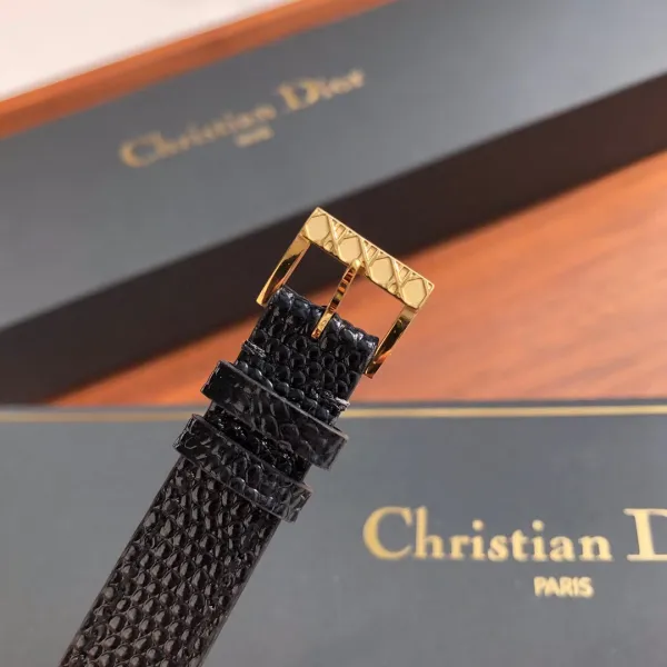 Dior La D de Dior Green Python Strap Quartz Watch Watches - 11