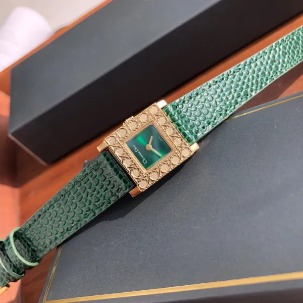 Dior La D de Dior Green Python Strap Quartz Watch Watches - 16