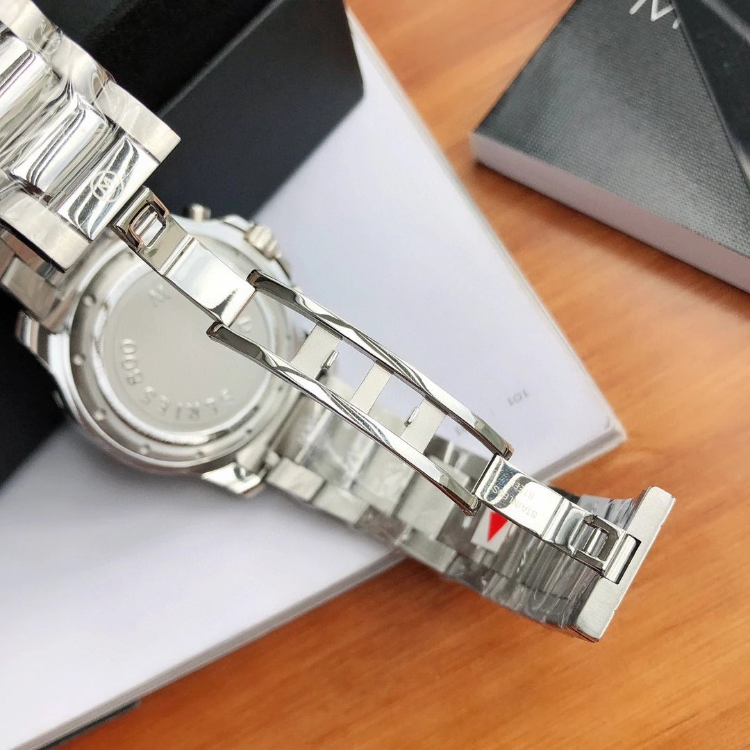 Movado Series 800 Chronograph Silver Stainless Steel Watch Watches - 10