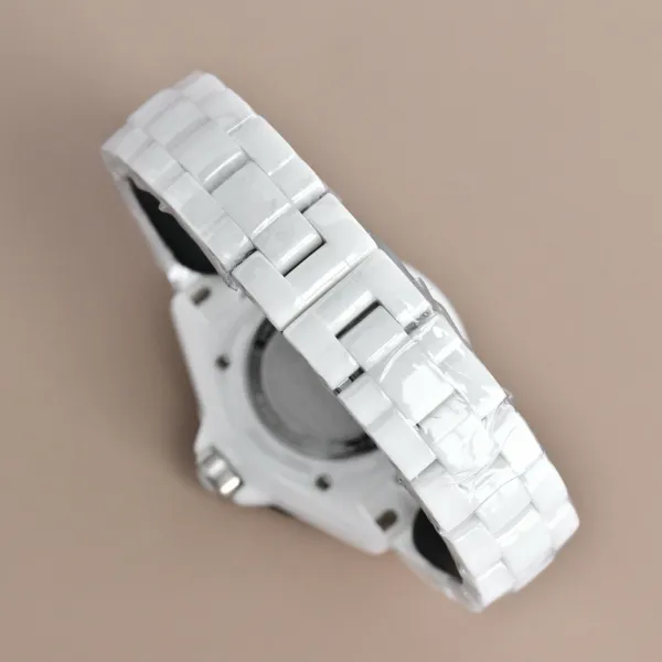 Chanel J12 Automatic White Ceramic Diamond Bezel Watch Watches - 47