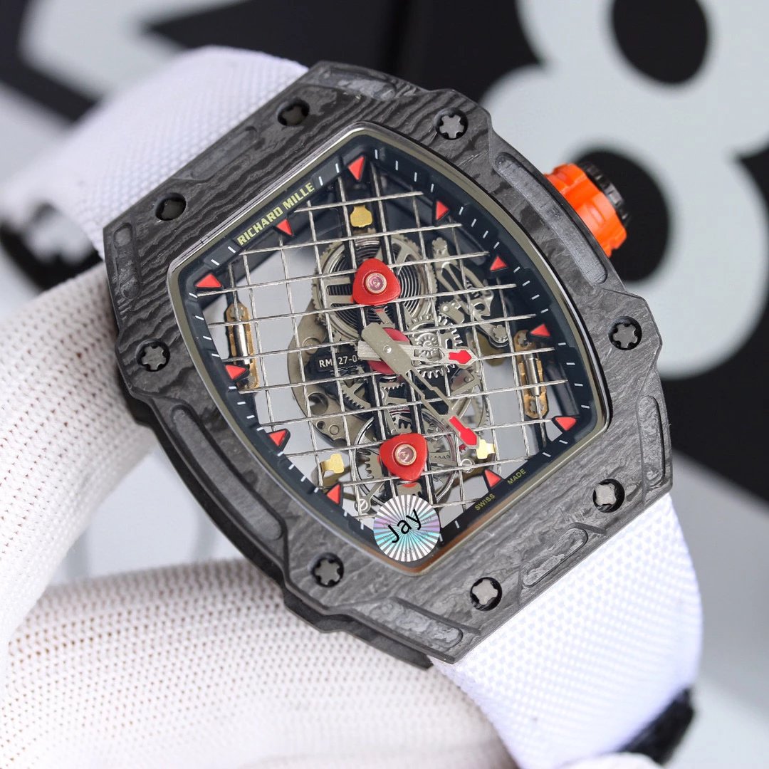 Richard Mille Watches RM 27-04 Tourbillon Skeleton Dial Textile Strap image 7