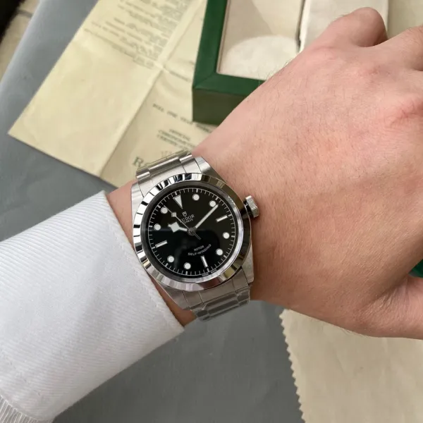 Design Tudor Black Bay 36mm Black Dial Stainless Steel Mechanical Watch Watches - 7