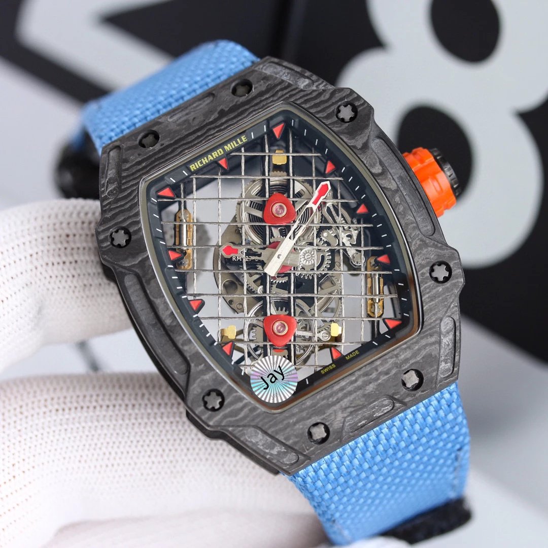 Richard Mille Watches RM 27-04 Tourbillon Skeleton Dial Textile Strap image 4