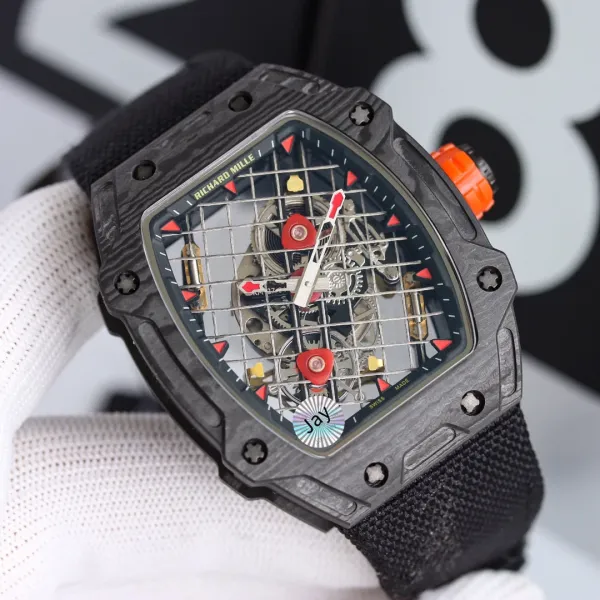 Richard Mille RM 27-04 Tourbillon Yellow Carbon Fiber Mechanical Watch Watches - 14