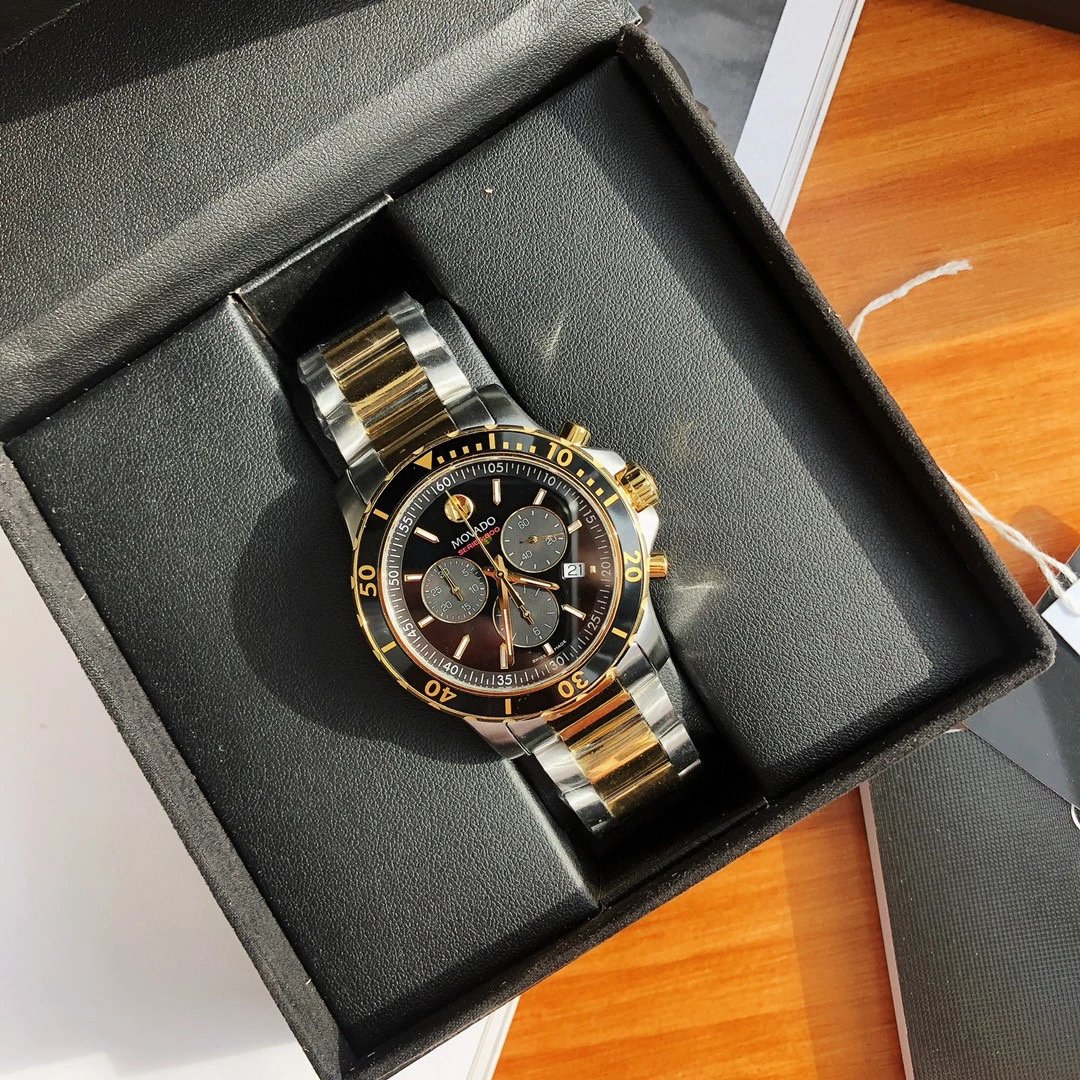 Movado Series 800 Chronograph Silver Stainless Steel Watch Watches - 20