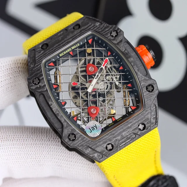 Richard Mille Watches RM 27-04 Tourbillon Skeleton Dial Textile Strap product detail image 8