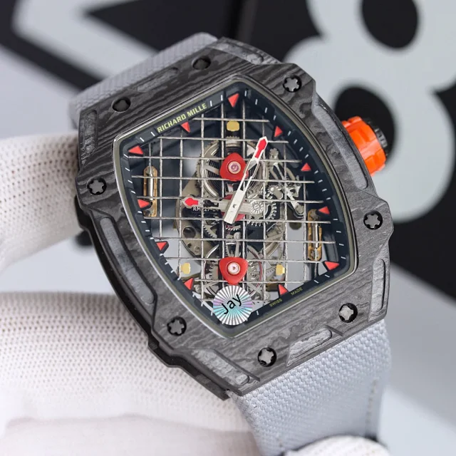 Richard Mille Watches RM 27-04 Tourbillon Skeleton Dial Textile Strap product detail image 9