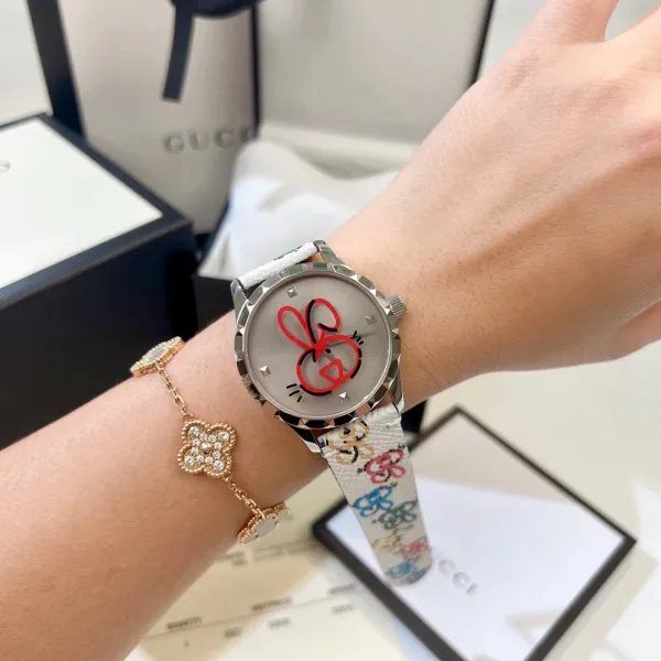 Gucci GG Marmont Rabbit Print Watch Multicolor Quartz Watch Watches - 4