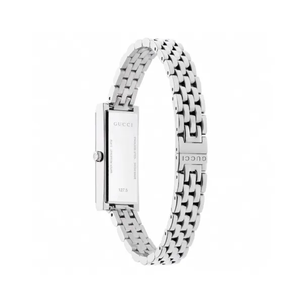 Gucci G-Timeless Rectangular Two-Tone Silver and Gold Watch Watches - 4